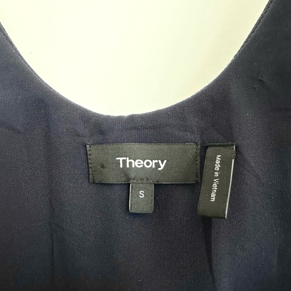 Theory navy blue casual dress with pockets size S - Picture 4 of 6